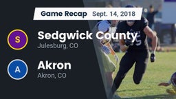 Recap: Sedgwick County  vs. Akron  2018