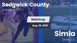 Matchup: Sedgwick County vs. Simla  2019