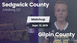 Matchup: Sedgwick County vs. Gilpin County  2019