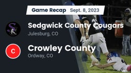 Recap: Sedgwick County Cougars vs. Crowley County  2023