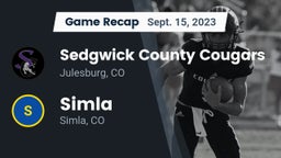 Recap: Sedgwick County Cougars vs. Simla  2023