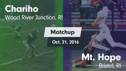 Matchup: Chariho vs. Mt. Hope  2016
