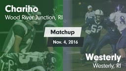Matchup: Chariho vs. Westerly  2016