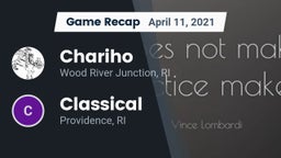 Recap: Chariho  vs. Classical  2021