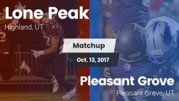 Matchup: Lone Peak vs. Pleasant Grove  2017