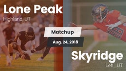 Matchup: Lone Peak vs. Skyridge  2018
