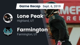 Recap: Lone Peak  vs. Farmington  2019