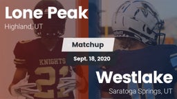Matchup: Lone Peak vs. Westlake  2020