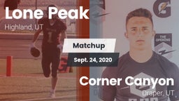 Matchup: Lone Peak vs. Corner Canyon  2020