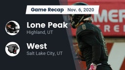 Recap: Lone Peak  vs. West  2020