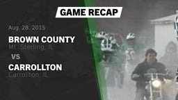 Recap: Brown County  vs. Carrollton  2015