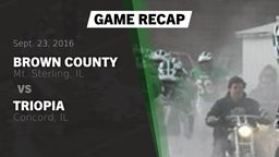 Recap: Brown County  vs. Triopia  2016