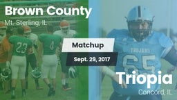 Matchup: Brown County High vs. Triopia  2017