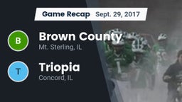 Recap: Brown County  vs. Triopia  2017