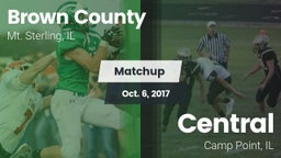 Matchup: Brown County High vs. Central  2017