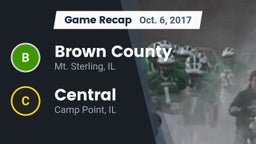 Recap: Brown County  vs. Central  2017