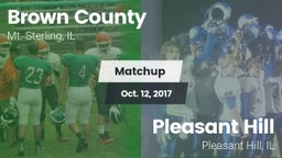 Matchup: Brown County High vs. Pleasant Hill  2017