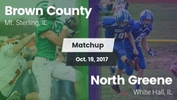 Matchup: Brown County High vs. North Greene  2017