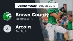 Recap: Brown County  vs. Arcola  2017