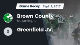 Recap: Brown County  vs. Greenfield JV 2017