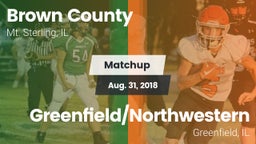 Matchup: Brown County High vs. Greenfield/Northwestern  2018