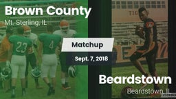Matchup: Brown County High vs. Beardstown  2018