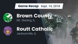Recap: Brown County  vs. Routt Catholic  2018