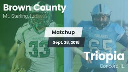 Matchup: Brown County High vs. Triopia  2018