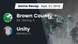 Recap: Brown County  vs. Unity  2018