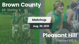 Matchup: Brown County High vs. Pleasant Hill  2019