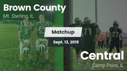 Matchup: Brown County High vs. Central  2019