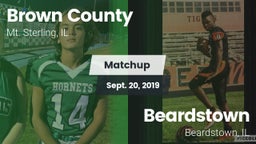 Matchup: Brown County High vs. Beardstown  2019