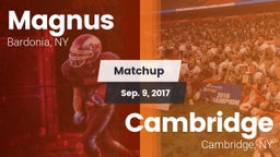 Matchup: Magnus vs. Cambridge  2017