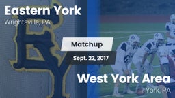 Matchup: Eastern York vs. West York Area  2017