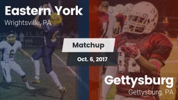 Matchup: Eastern York vs. Gettysburg  2017
