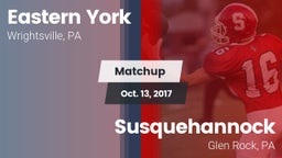 Matchup: Eastern York vs. Susquehannock  2017