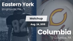 Matchup: Eastern York vs. Columbia  2018