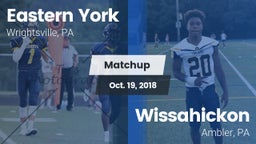 Matchup: Eastern York vs. Wissahickon  2018