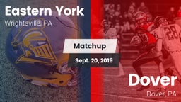 Matchup: Eastern York vs. Dover  2019