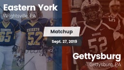 Matchup: Eastern York vs. Gettysburg  2019