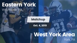 Matchup: Eastern York vs. West York Area  2019
