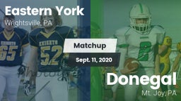 Matchup: Eastern York vs. Donegal  2020