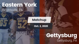 Matchup: Eastern York vs. Gettysburg  2020