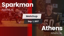 Matchup: Sparkman vs. Athens  2017