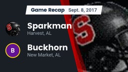 Recap: Sparkman  vs. Buckhorn  2017
