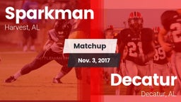 Matchup: Sparkman vs. Decatur  2017