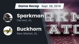 Recap: Sparkman  vs. Buckhorn  2018