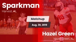 Matchup: Sparkman vs. Hazel Green  2019