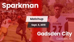 Matchup: Sparkman vs. Gadsden City  2019