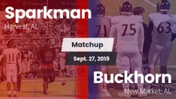 Matchup: Sparkman vs. Buckhorn  2019